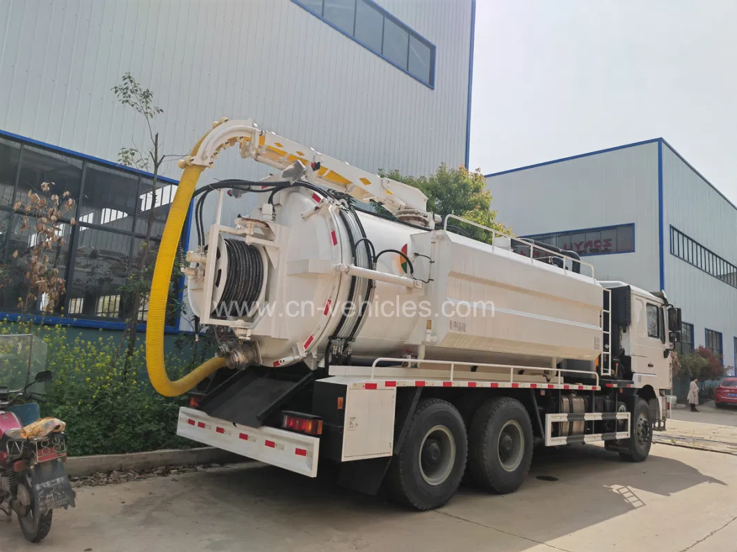 Shacman 6X4 F3000 Vacuum Suction Tanker Truck with 20 Tons Capacity with Secondary Filter System